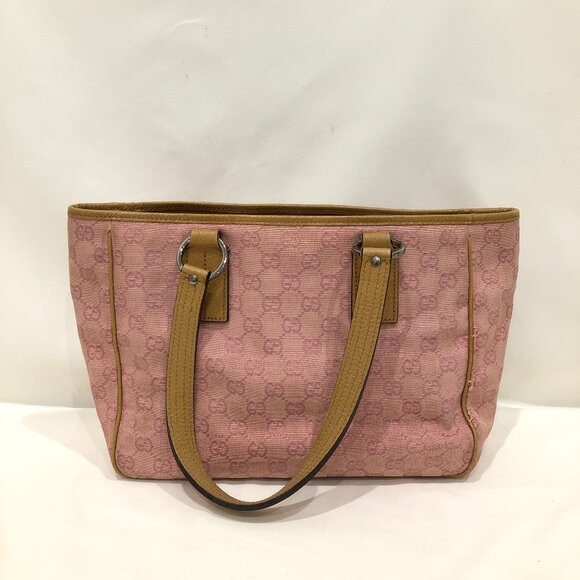 Gucci Pink GG Canvas Tote Sku#84009 - Picture 1 of 10